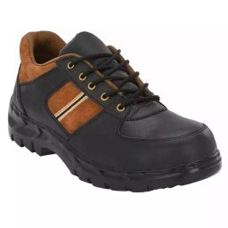 Armaduro AirMix Steel Toe Safety Shoes High Ankle Rubber Sole Black and Brown Upper Leather Size UK 9, ADR_1025-image-23