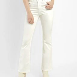 Levi's 725 Off-White Relaxed Fit High Rise Jeans-picture-17