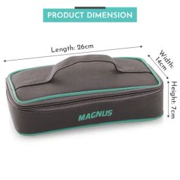 MAGNUS Solid Grey Borosilicate 320ml Lunch Box Set image 3