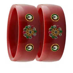 Vidhya Kangan Multi-Coloured Brass Bangles-73