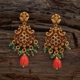 Kushal's Fashion Jewellery Golden Earrings for Women-picture-11