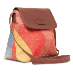 ZOUK Multicolor Geometric Cross Body Bag image 2