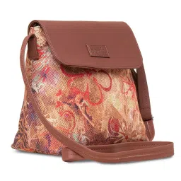 ZOUK Multicolor Printed Cross Body Bag image 2
