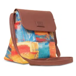 ZOUK Multicolor Printed Cross Body Bag image 2