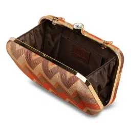 ZOUK Multicolor Printed Small Clutch image 3