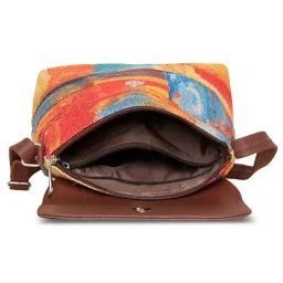 ZOUK Multicolor Printed Cross Body Bag image 5