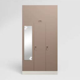Godrej Interio Slimline Portabella Grey Alloy Steel 3 Door Almirah (1 Year Warranty)-image-13