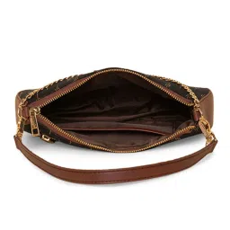 ZOUK Black Printed Shoulder Bag image 3