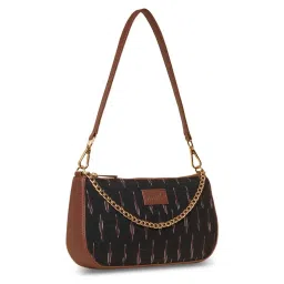 ZOUK Black Printed Shoulder Bag image 2