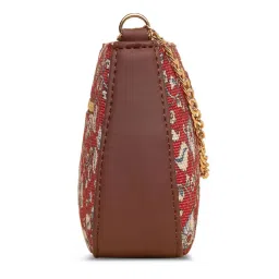 ZOUK Red Floral Shoulder Bag image 5
