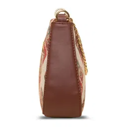 ZOUK White Printed Shoulder Bag image 5