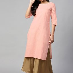 W Women Straight Cotton Kurta-picture-23