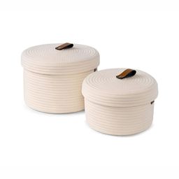 Aura White Set of 2 Regular Multi-Utility Organisers image 3