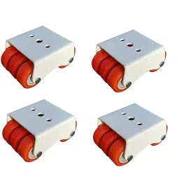 Implemental 6 Wheels Roller Moving Castor 50 mm Nylon & Steel 300 Kg Load Capacity (Pack of 4)-image-97