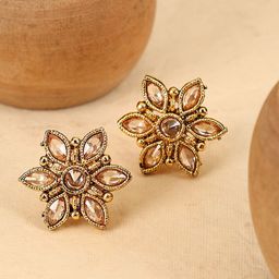 Anouk Floral Studs Earrings-55