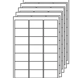 MM WILL CARE 63.5 x 38 mm White A4 Self Adhesive Label - 21 Sticker Per Sheet - Pack of 100 Sheets-46