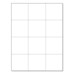 MM WILL CARE 100 x 44 mm White A4 Self Adhesive Label - 12 Sticker Per Sheet - Pack of 100 Sheets-14