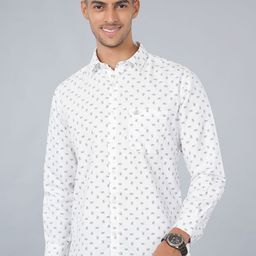 Ostermann Men Opaque Printed Casual Shirt-image-118