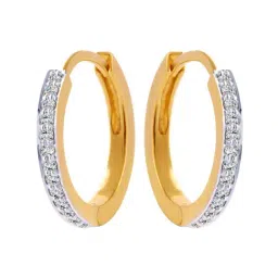 P.C. Chandra Jewellers 18 kt Gold & Diamond Earrings-picture-15