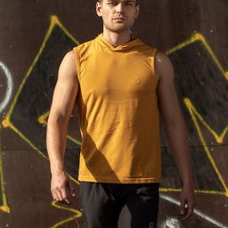 CHKOKKO Sleeveless Hooded Dri-FIT T-shirt-image-91