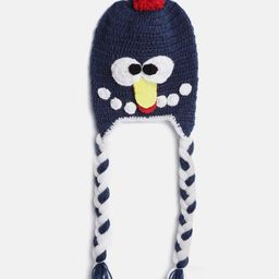 MayRa Knits Hand Knitted Googly Eyes Detail Cap  - Blue-picture-9