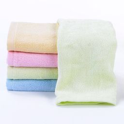 AHC Bamboo Cotton Soft Hand Face Towel Washcloth for baby Pack of 5 -Multicolour-image-29