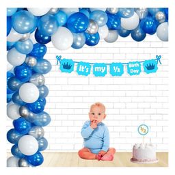 Untumble Blue Half Birthday Arch Kit - Pack of 52-image-44