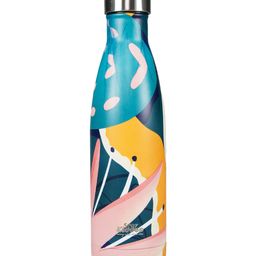 Smily kiddos stainless steel water bottle 500 ml Abstract Theme Green-92