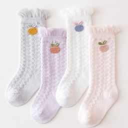 SYGA Pack of 4 Cotton Socks - Multicolor-image-67