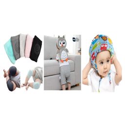 Ortis Baby safety Combo of Baby Helmet and Baby Head Protector Cushion Backpack and kneepad (Color And Design May Vary)-picture-13