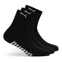 Puma Unisex Pack Of 3 Logo Printed Ankle Length Socks-image-75