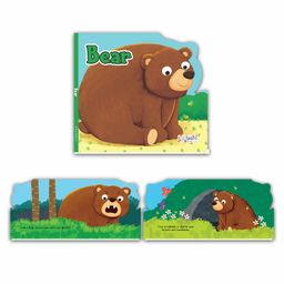 pegasus Pegaugs Big Animal Shaped Board Books Set of 4 - English image 2