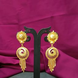 Efulgenz Contemporary Jhumkas Earrings-image-2