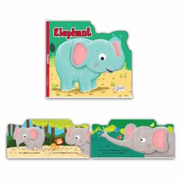 pegasus Pegaugs Big Animal Shaped Board Books Set of 4 - English image 4