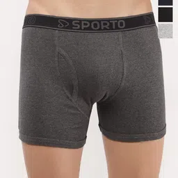 Sporto by Macho Pack Of 4 Mid-Rise Trunks-picture-7