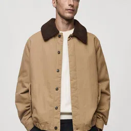 MANGO MAN Pure Cotton Tailored Jacket-29