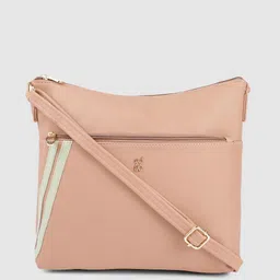 Baggit Women Pink Solid Sling Bag-image-33