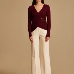 Kazo Port Royal Viscose Slim FitTops-image-18