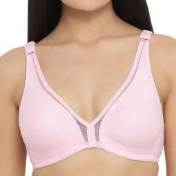 Clovia Pink Non Wired Non Padded T-Shirt Bra-image-60