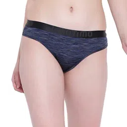 La Intimo Navy Textured Bikini Panty-image-73