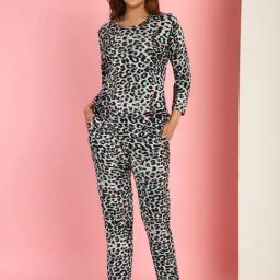 Gracit Multicolor Cotton Printed Top With Pyjamas-picture-11