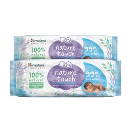 Himalaya Pack Of 2 Nature Touch Organic Coconut Oil Plant-Based WaterWipes - 144pcs-image-23