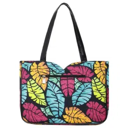 KLEIO Multicolor Printed Medium Tote Handbag image 3