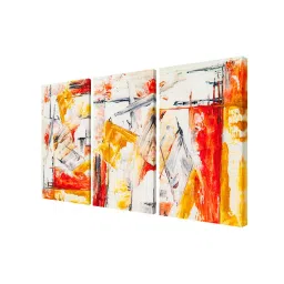 999Store Multicolor Abstract Art 3 Frame Canvas Paintings image 3
