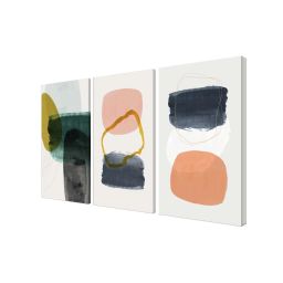 999Store Multicolor Abstract Art 3 Frame Canvas Paintings image 3