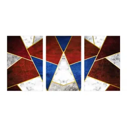 999Store Multicolor Abstract Art 3 Frame Canvas Paintings image 2