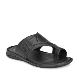 Hitz Men's Black Toe Ring Sandals-picture-26