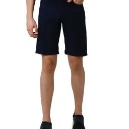 Peter England Navy Shorts-picture-47