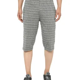 Vimal Jonney Grey Cotton Capris-image-88