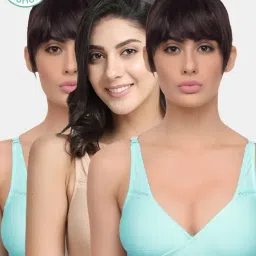 Inner Sense Multicolored Non Wired Non Padded Nursing Bra (Pack Of 3)-picture-13